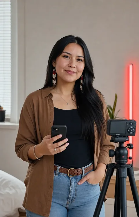 Independent creator reviewing content for YouTube Shorts Views